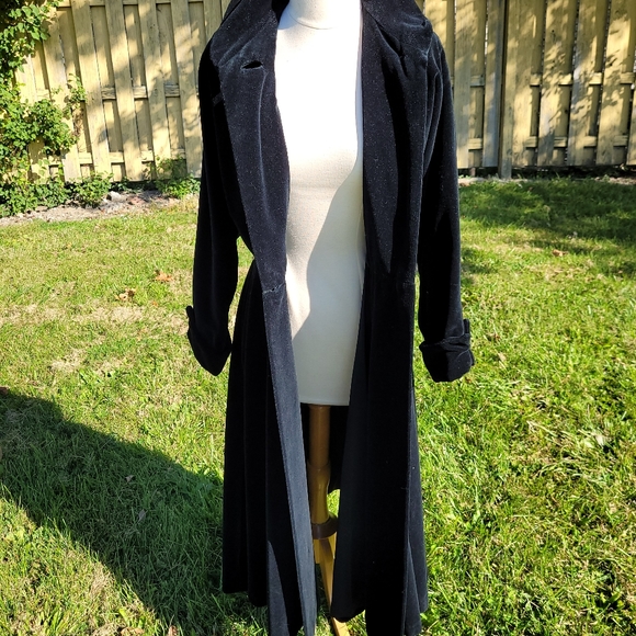 Cotton Velvet swing coat - Picture 9 of 14